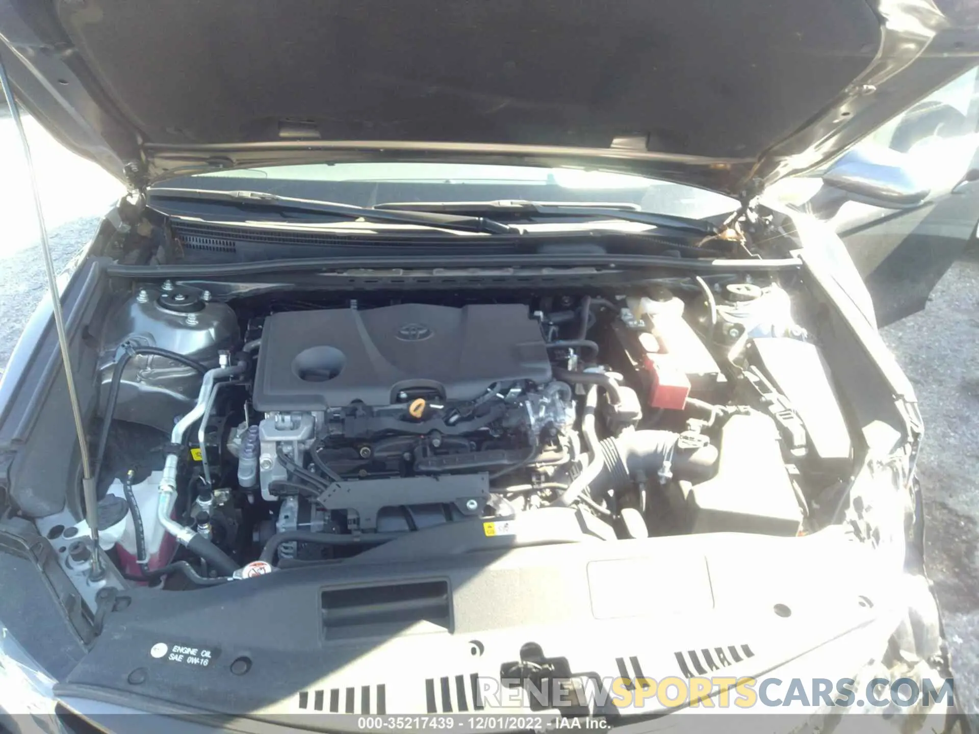 10 fotografías del automóvil dañado 4T1C11AK4NU654432 TOYOTA CAMRY 2022