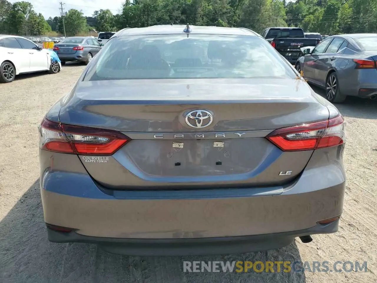 6 fotografías del automóvil dañado 4T1C11AK4NU673949 TOYOTA CAMRY 2022