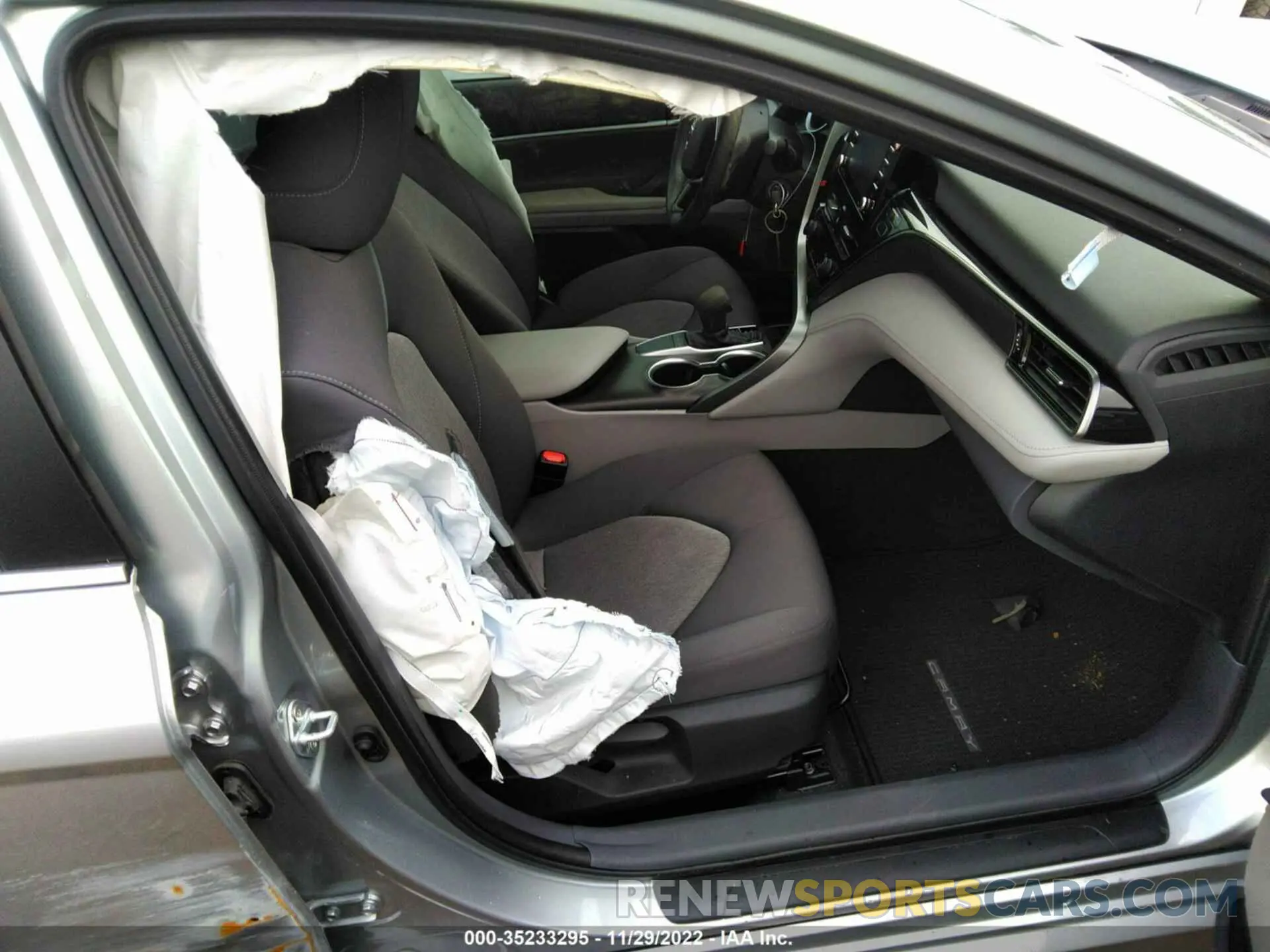 5 fotografías del automóvil dañado 4T1C11AK4NU679752 TOYOTA CAMRY 2022