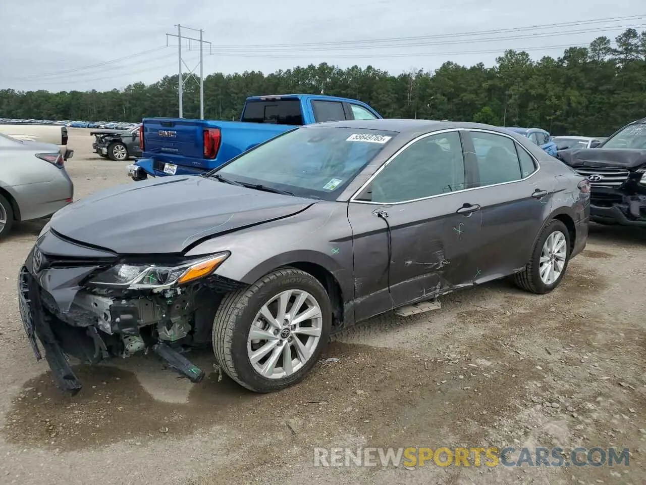 1 fotografías del automóvil dañado 4T1C11AK5NU009532 TOYOTA CAMRY 2022