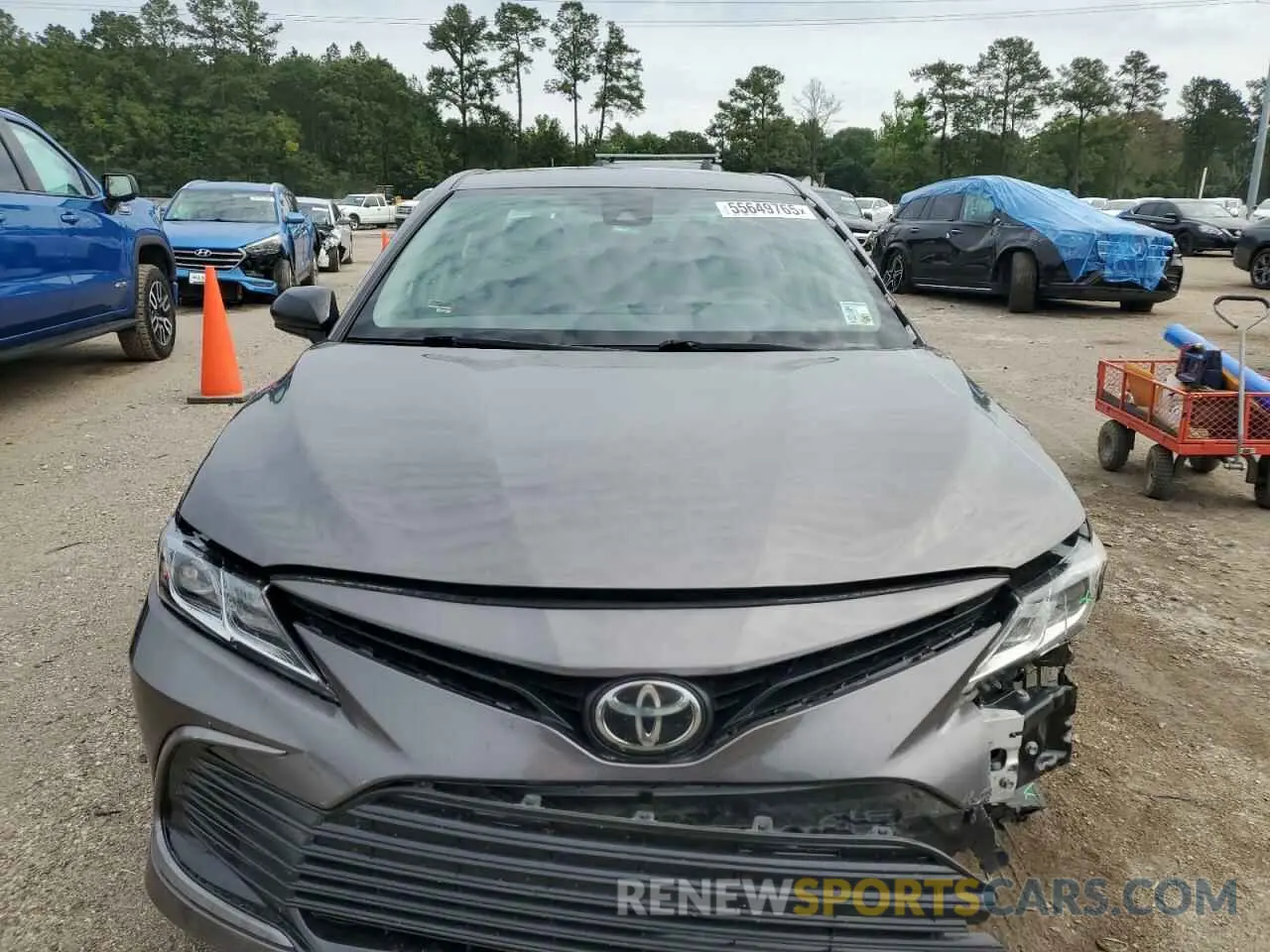 5 fotografías del automóvil dañado 4T1C11AK5NU009532 TOYOTA CAMRY 2022