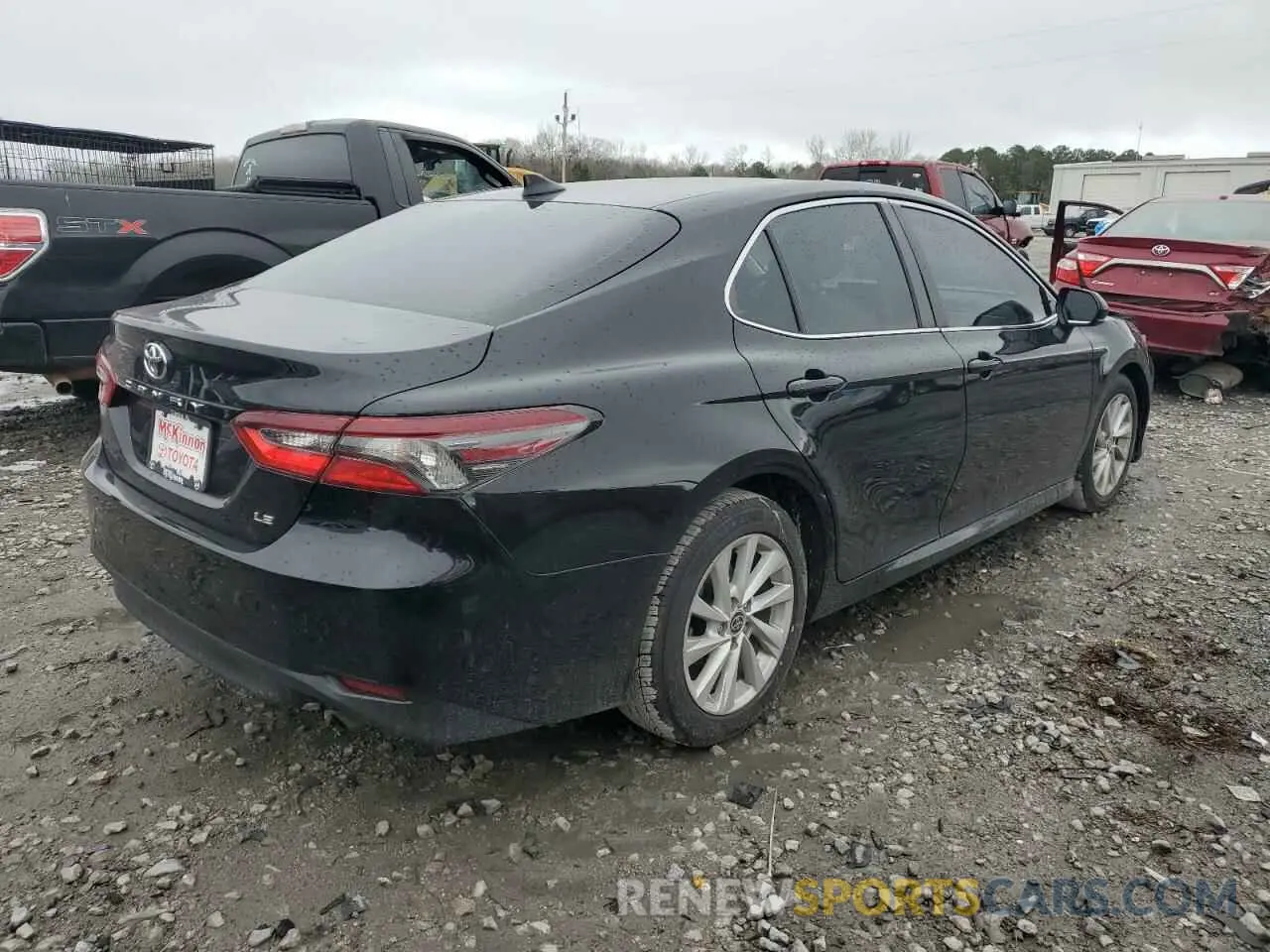 3 fotografías del automóvil dañado 4T1C11AK5NU067317 TOYOTA CAMRY 2022