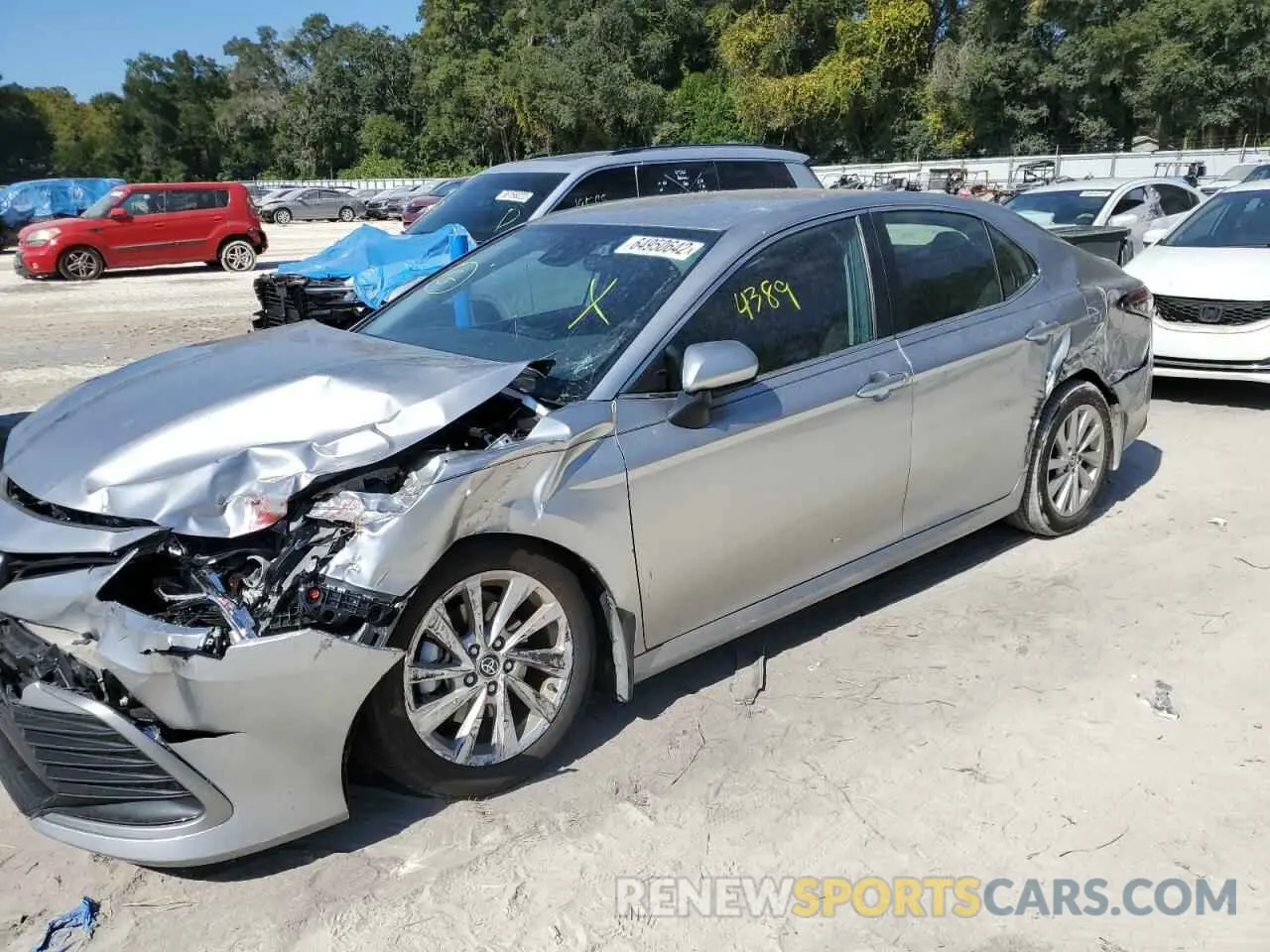 9 fotografías del automóvil dañado 4T1C11AK5NU680084 TOYOTA CAMRY 2022