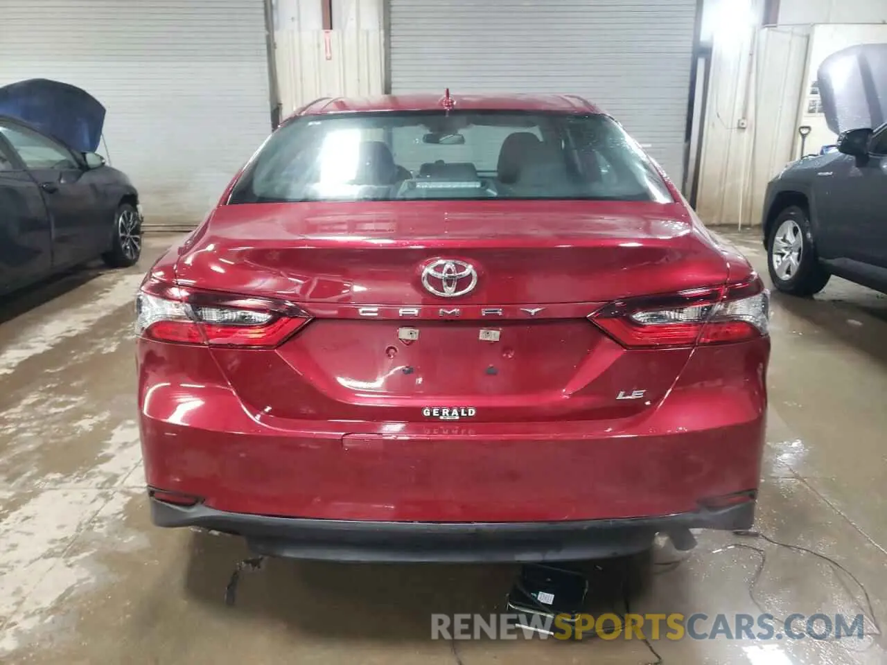 6 fotografías del automóvil dañado 4T1C11AK5NU684670 TOYOTA CAMRY 2022