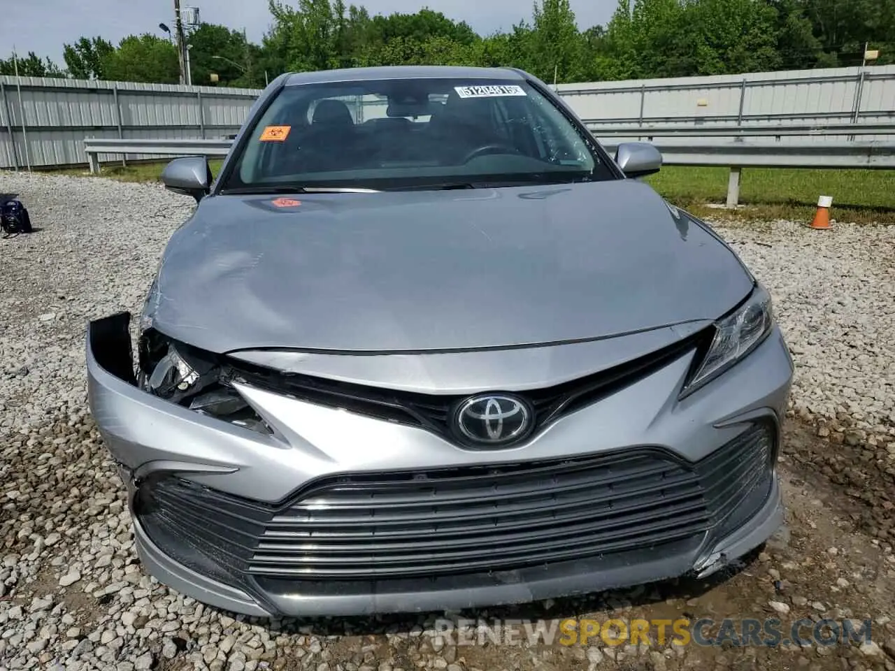 5 fotografías del automóvil dañado 4T1C11AK5NU696771 TOYOTA CAMRY 2022
