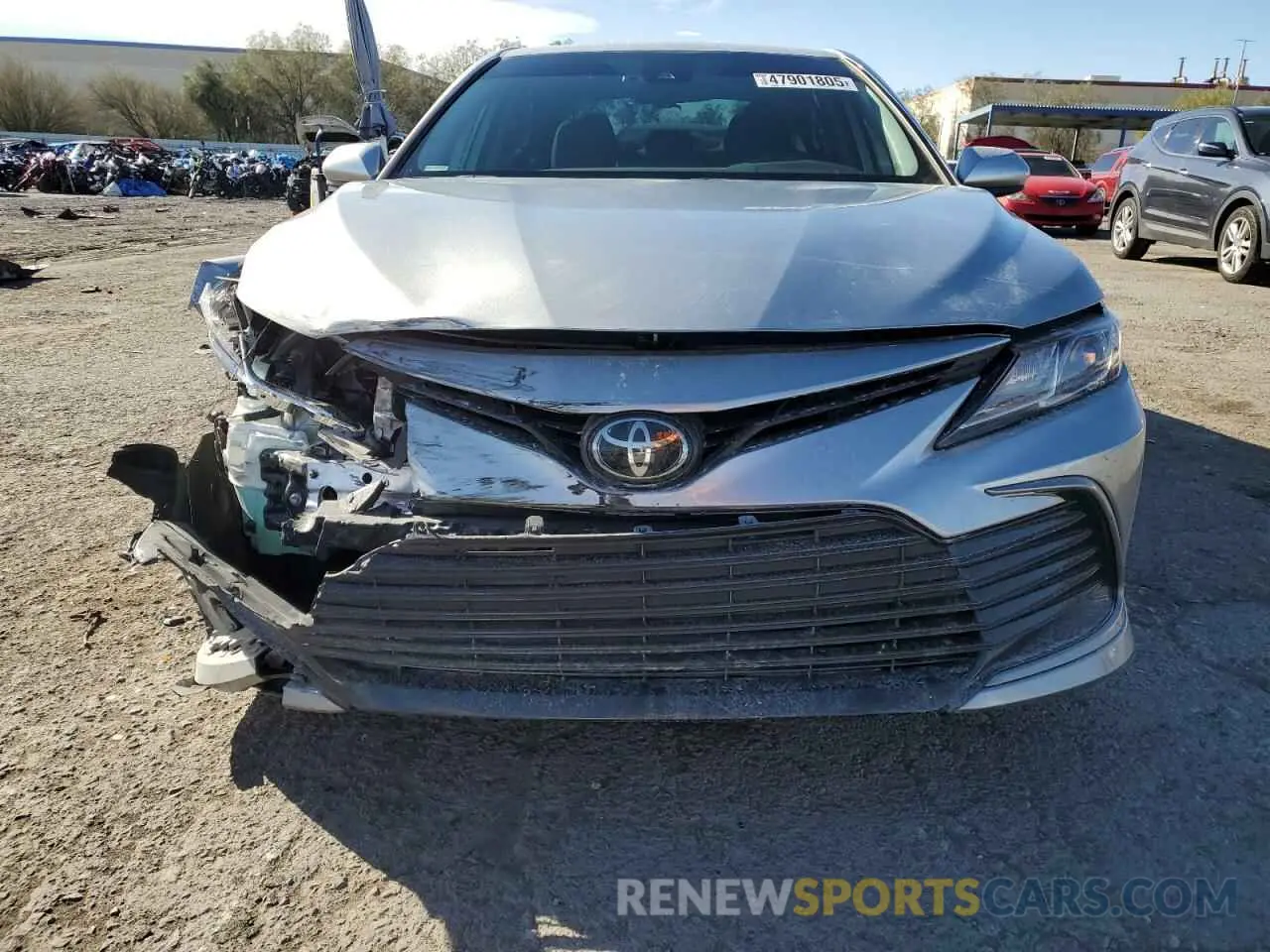 5 fotografías del automóvil dañado 4T1C11AK6NU650348 TOYOTA CAMRY 2022