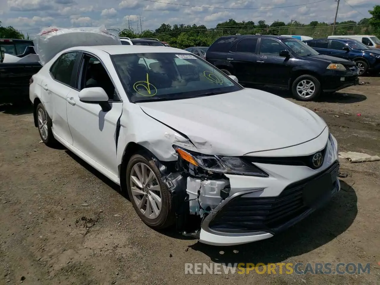 1 fotografías del automóvil dañado 4T1C11AK6NU684631 TOYOTA CAMRY 2022