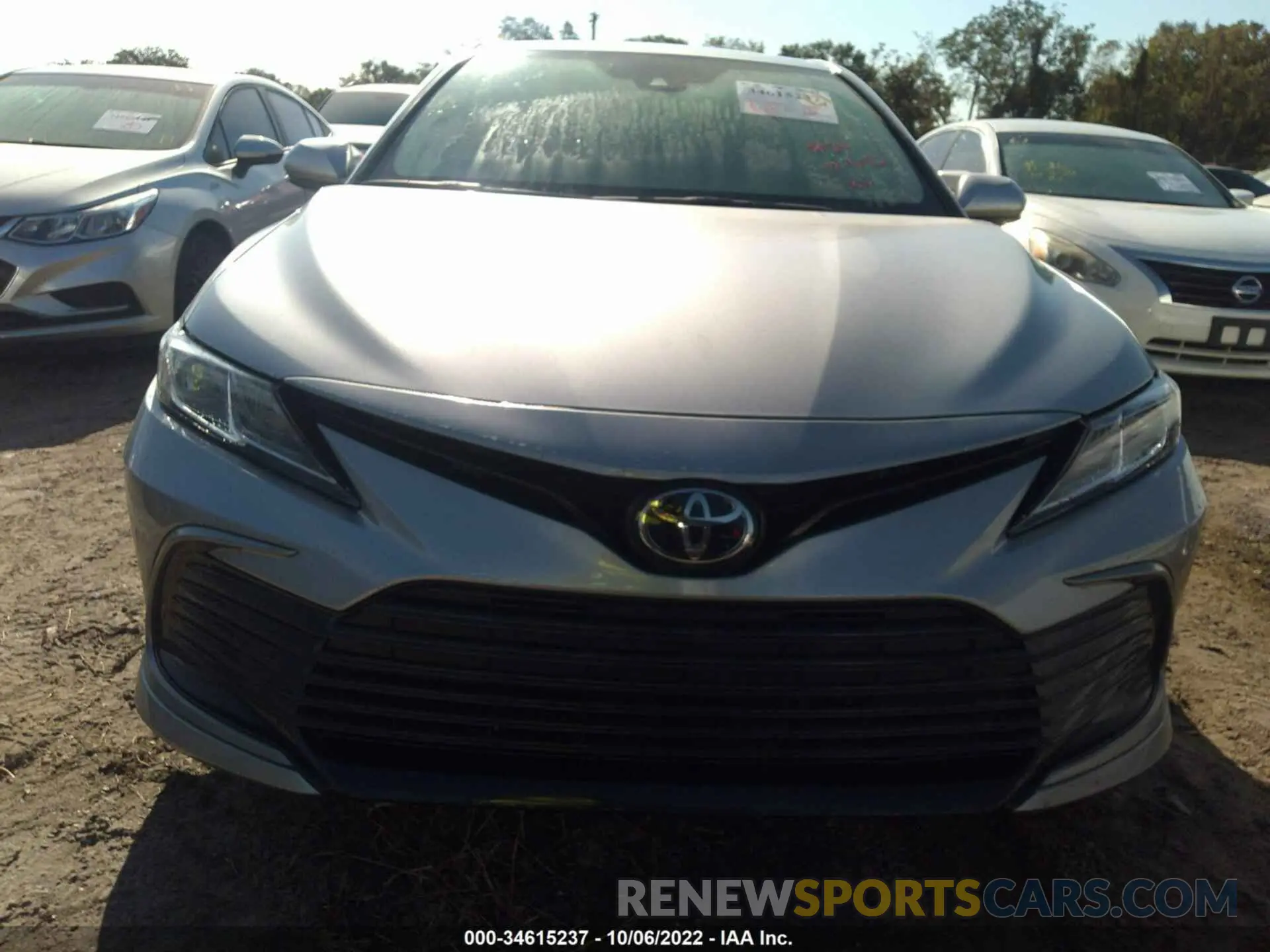 6 fotografías del automóvil dañado 4T1C11AK7NU628956 TOYOTA CAMRY 2022