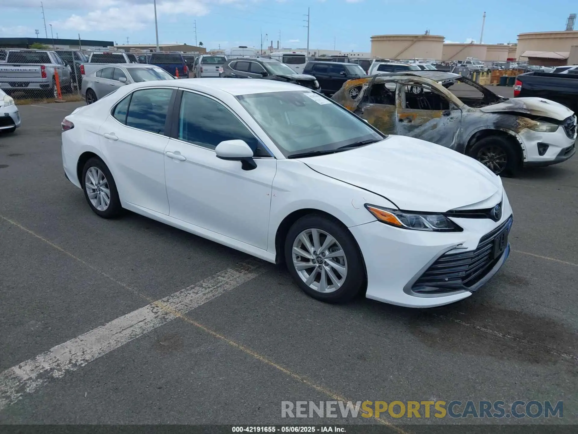 1 fotografías del automóvil dañado 4T1C11AK7NU637057 TOYOTA CAMRY 2022