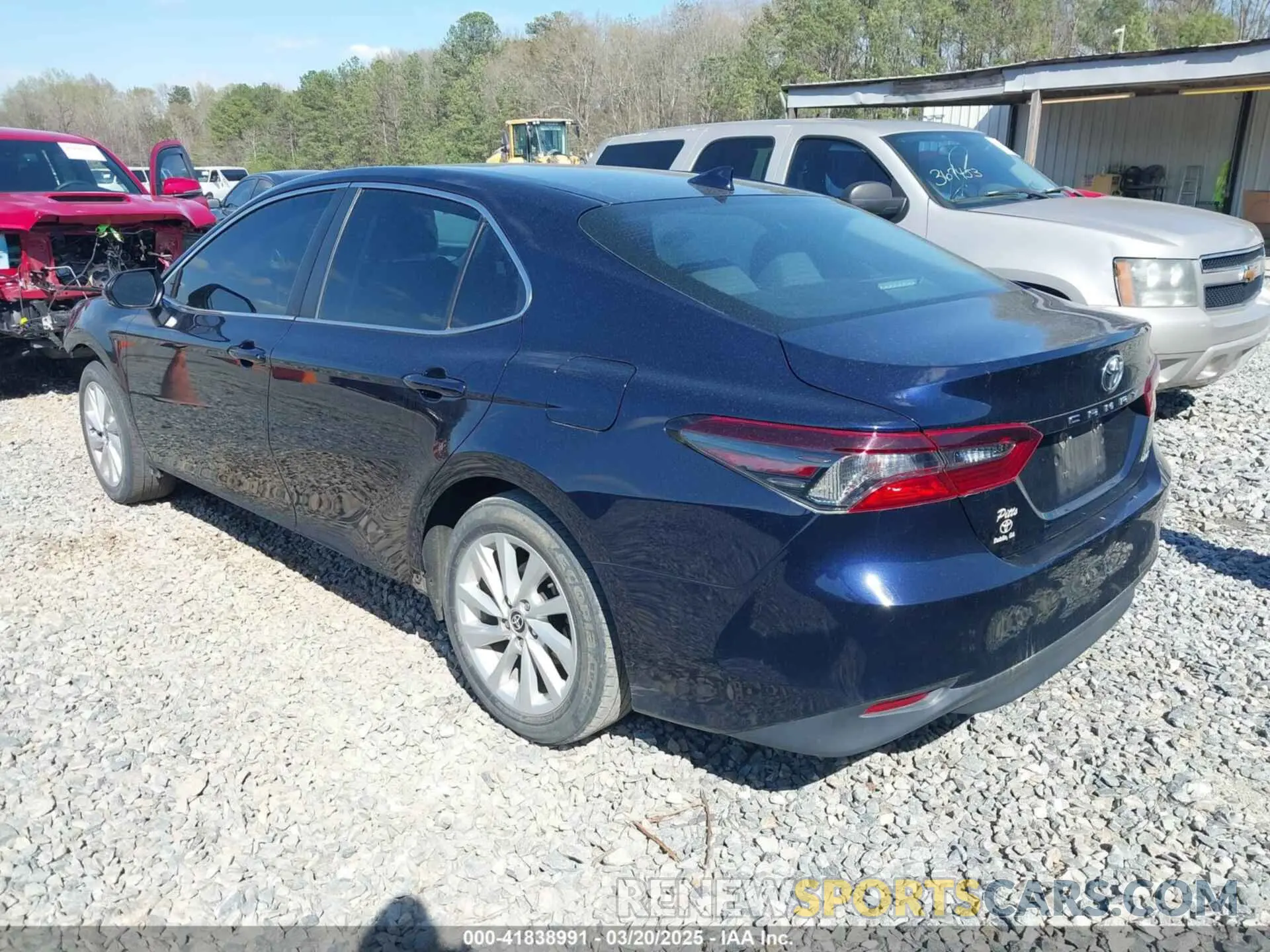 3 fotografías del automóvil dañado 4T1C11AK7NU642811 TOYOTA CAMRY 2022