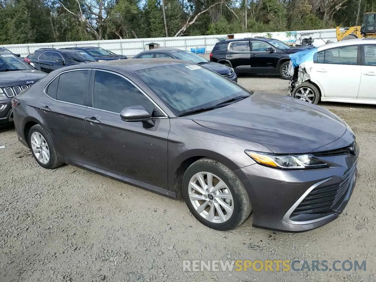 4 fotografías del automóvil dañado 4T1C11AK7NU657728 TOYOTA CAMRY 2022