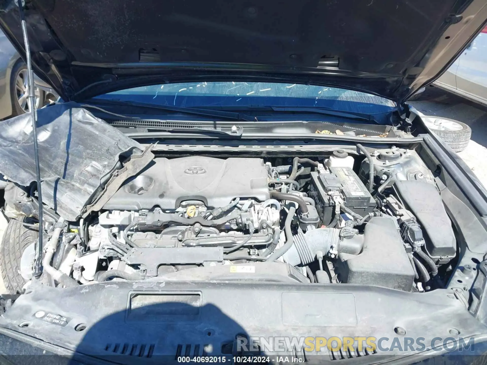 10 fotografías del automóvil dañado 4T1C11AK7NU663660 TOYOTA CAMRY 2022