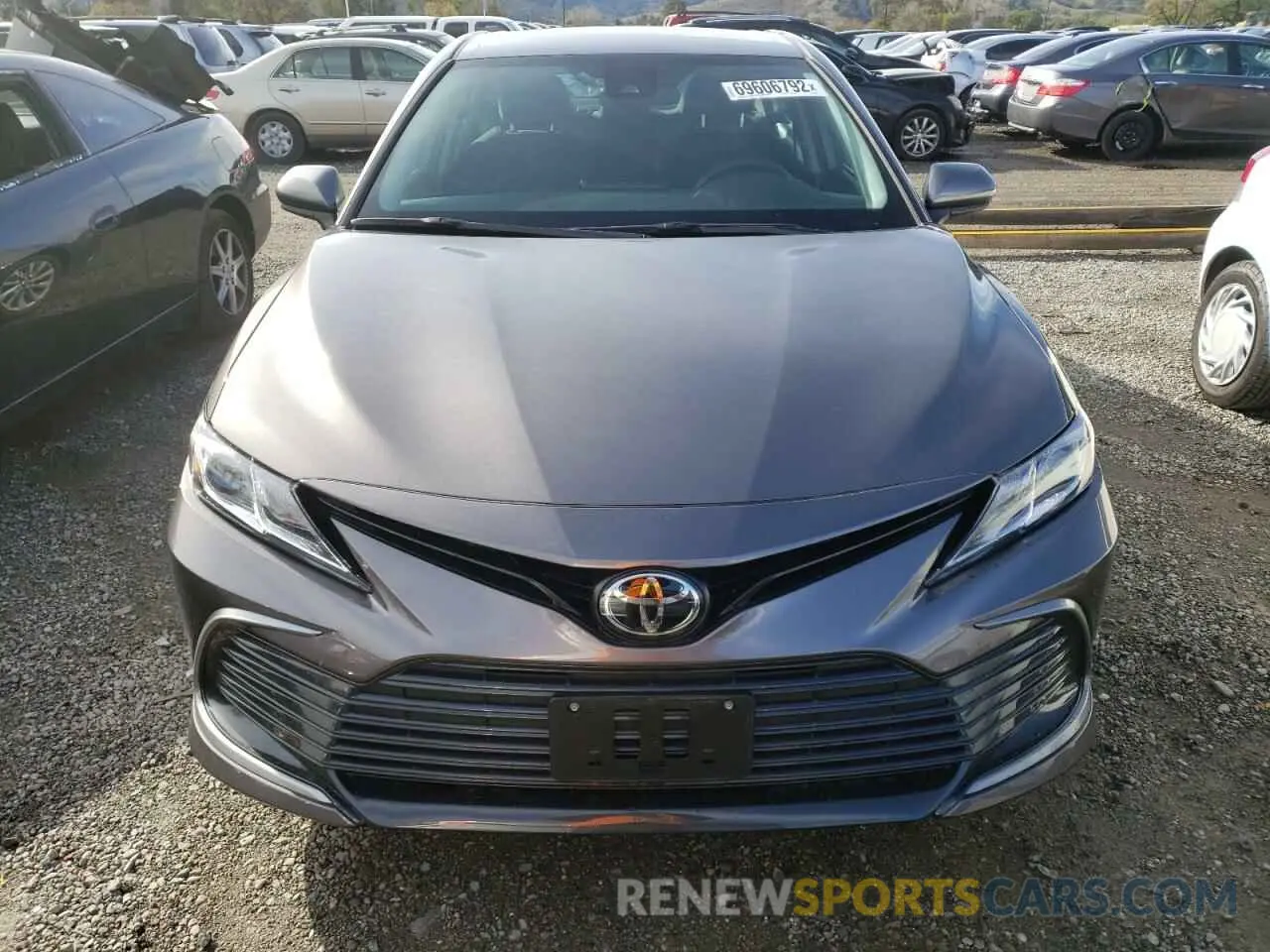 5 fotografías del automóvil dañado 4T1C11AK7NU684184 TOYOTA CAMRY 2022