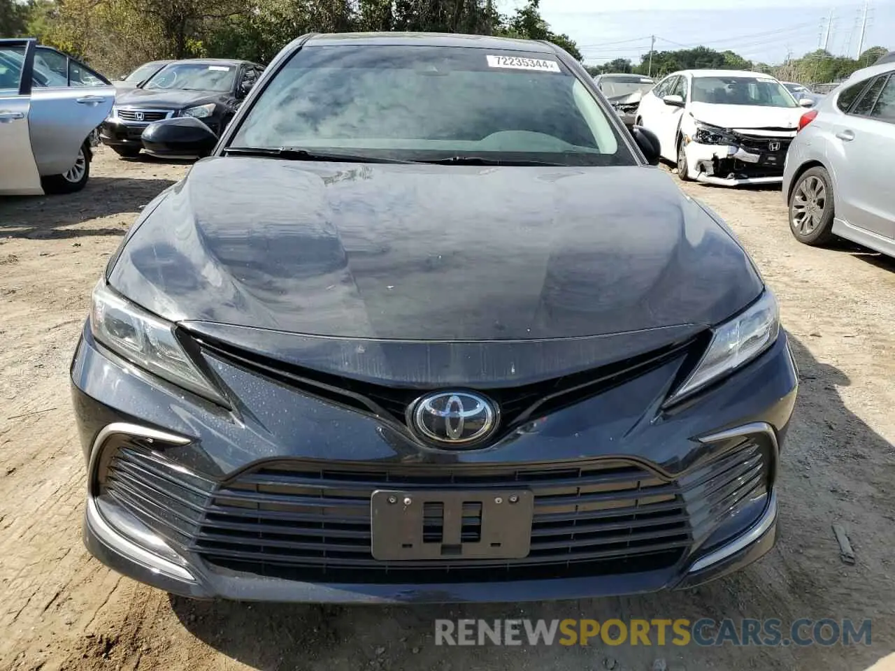 5 fotografías del automóvil dañado 4T1C11AK7NU691152 TOYOTA CAMRY 2022