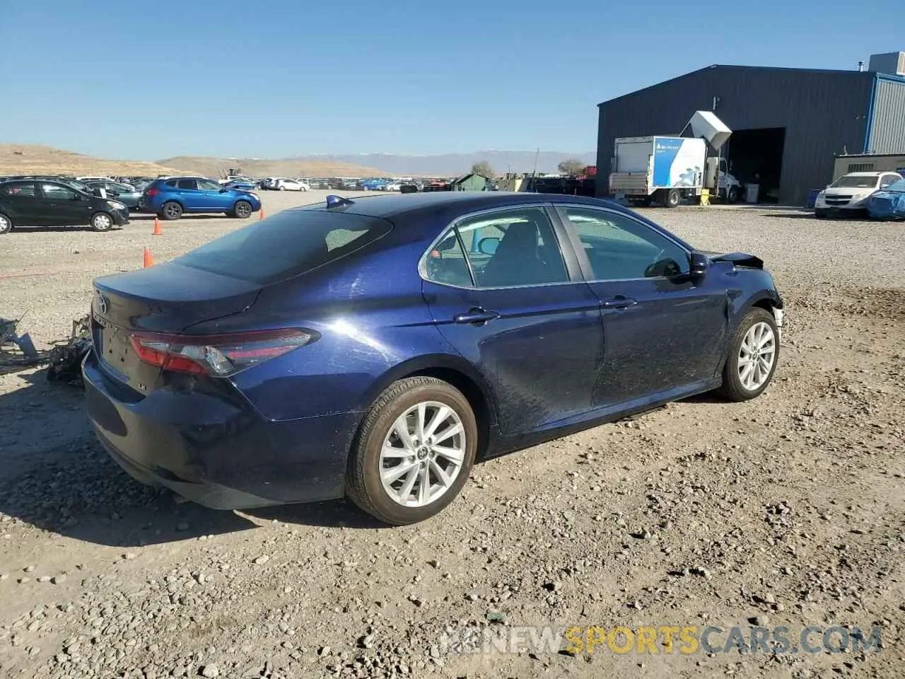 3 fotografías del automóvil dañado 4T1C11AK7NU697811 TOYOTA CAMRY 2022