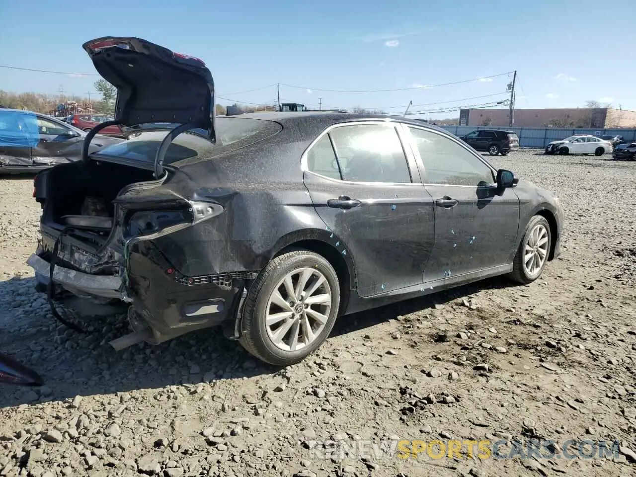 3 fotografías del automóvil dañado 4T1C11AK8NU674277 TOYOTA CAMRY 2022