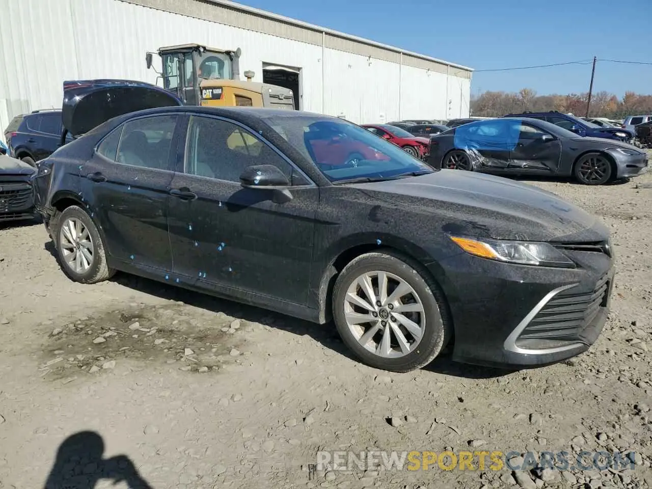 4 fotografías del automóvil dañado 4T1C11AK8NU674277 TOYOTA CAMRY 2022