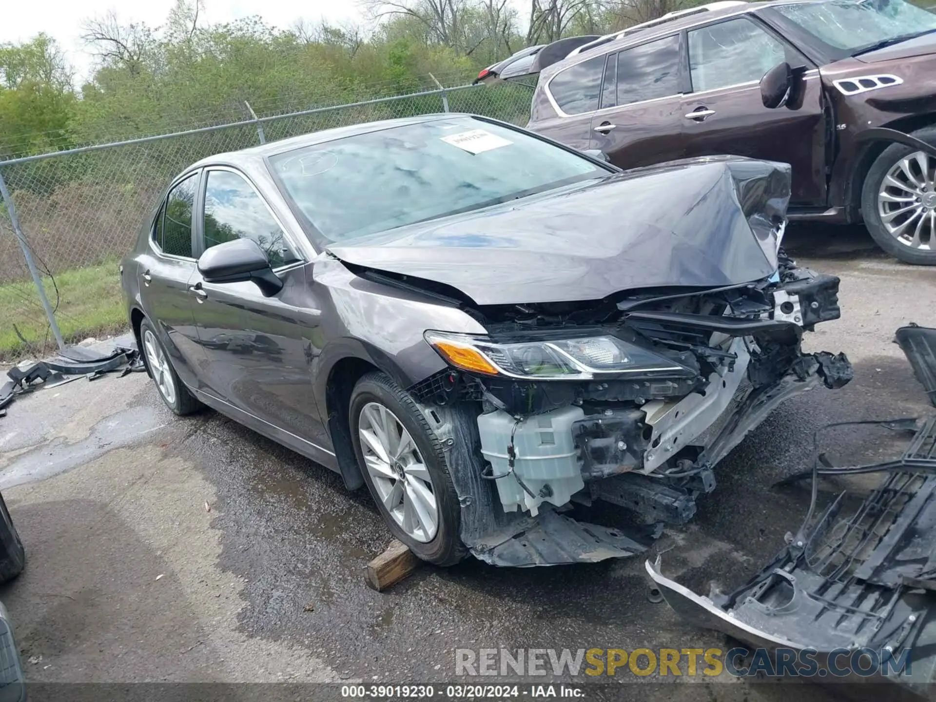 1 fotografías del automóvil dañado 4T1C11AK8NU688874 TOYOTA CAMRY 2022