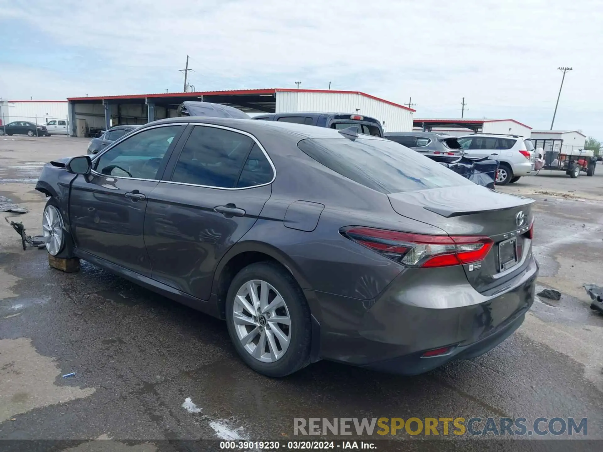 3 fotografías del automóvil dañado 4T1C11AK8NU688874 TOYOTA CAMRY 2022