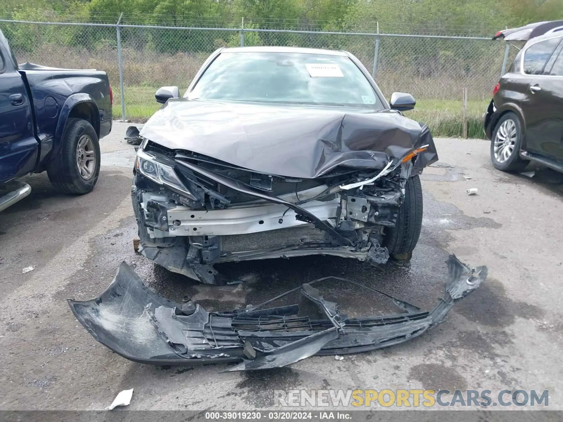 6 fotografías del automóvil dañado 4T1C11AK8NU688874 TOYOTA CAMRY 2022