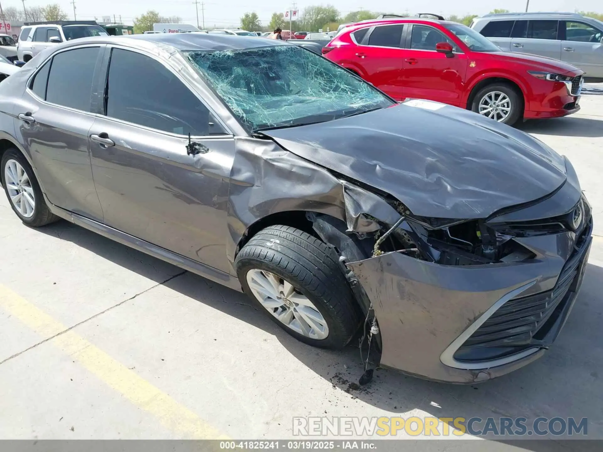 6 fotografías del automóvil dañado 4T1C11AK9NU046857 TOYOTA CAMRY 2022