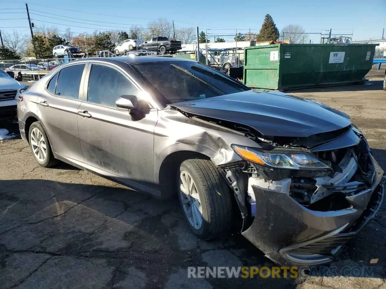 4 fotografías del automóvil dañado 4T1C11AK9NU653194 TOYOTA CAMRY 2022