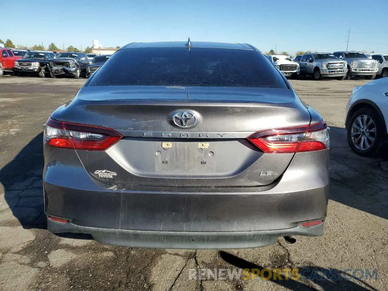 6 fotografías del automóvil dañado 4T1C11AK9NU653194 TOYOTA CAMRY 2022