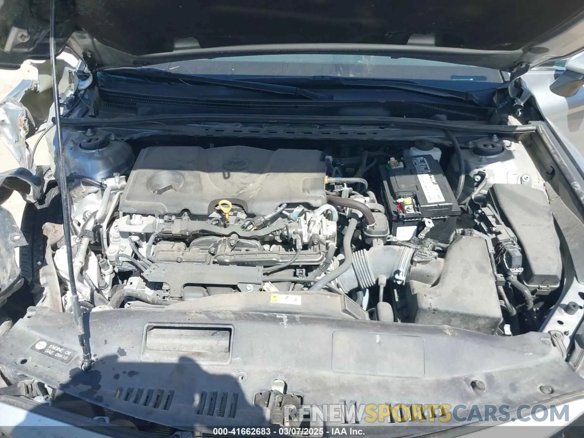 10 fotografías del automóvil dañado 4T1C11AK9NU695736 TOYOTA CAMRY 2022
