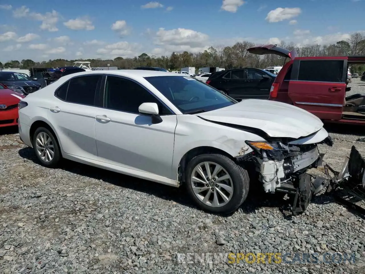 4 fotografías del automóvil dañado 4T1C11AK9NU697745 TOYOTA CAMRY 2022