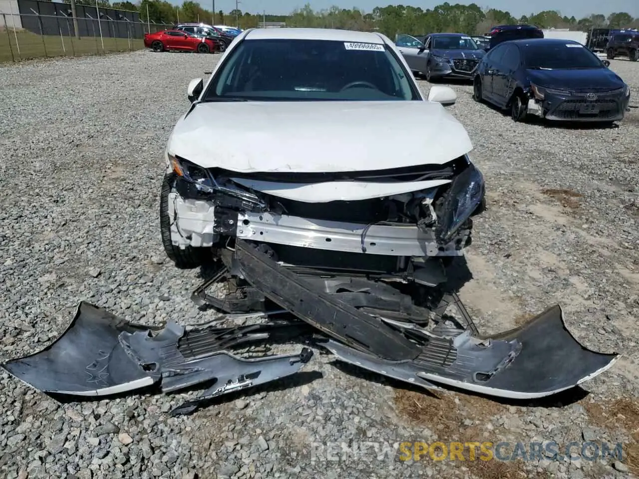 5 fotografías del automóvil dañado 4T1C11AK9NU697745 TOYOTA CAMRY 2022