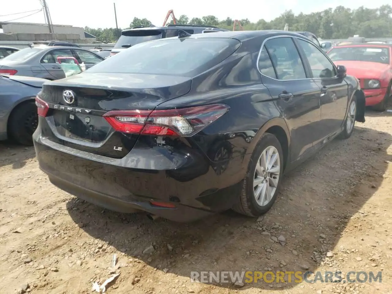 4 fotografías del automóvil dañado 4T1C11AK9NU698264 TOYOTA CAMRY 2022