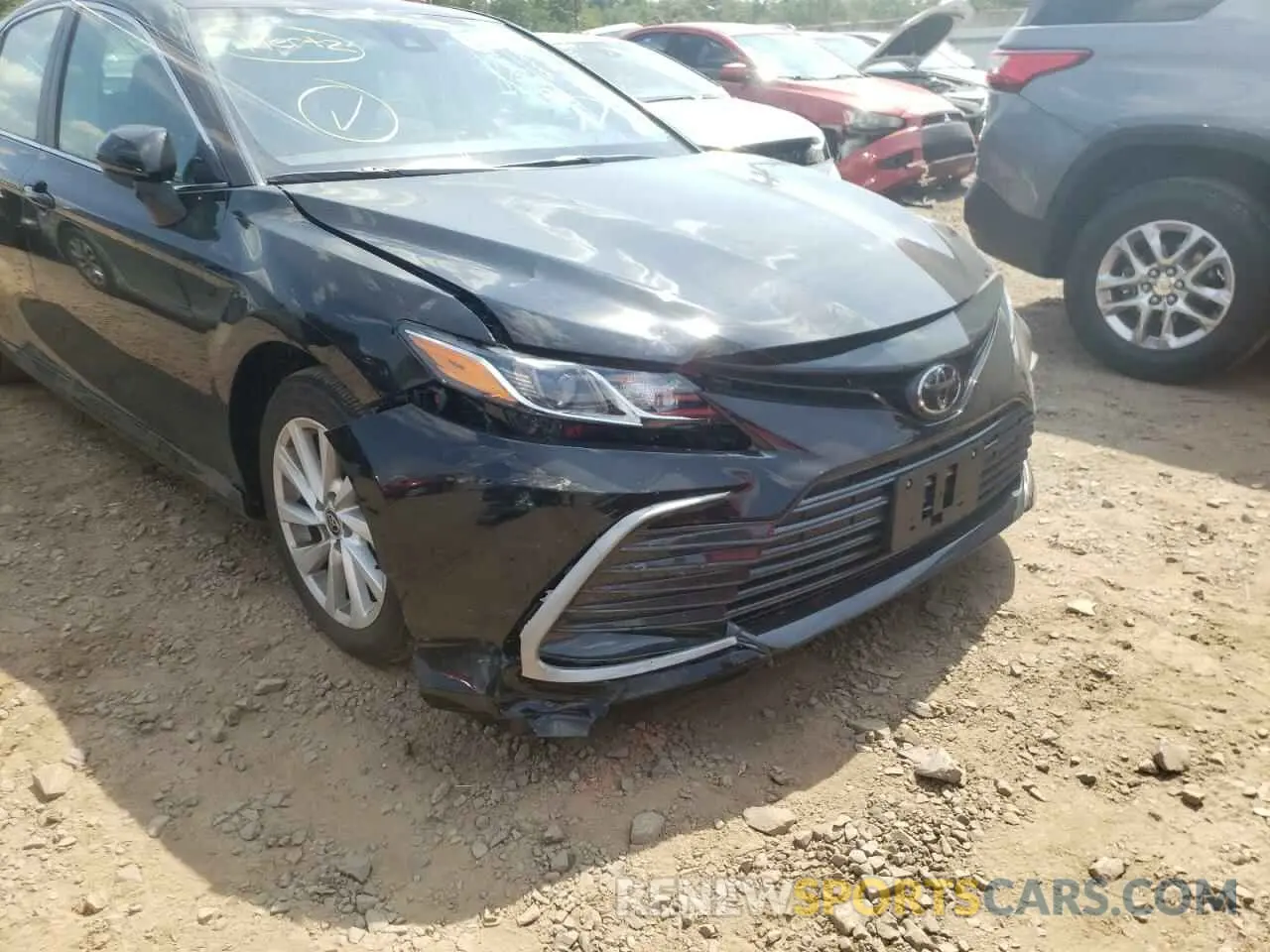 9 fotografías del automóvil dañado 4T1C11AK9NU698264 TOYOTA CAMRY 2022