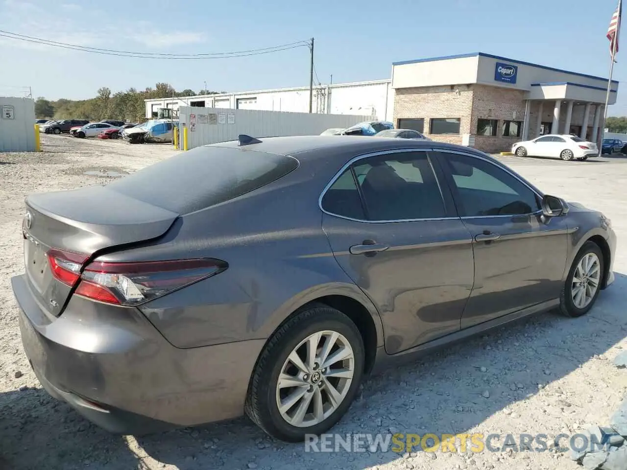 3 fotografías del automóvil dañado 4T1C11AK9NU717024 TOYOTA CAMRY 2022