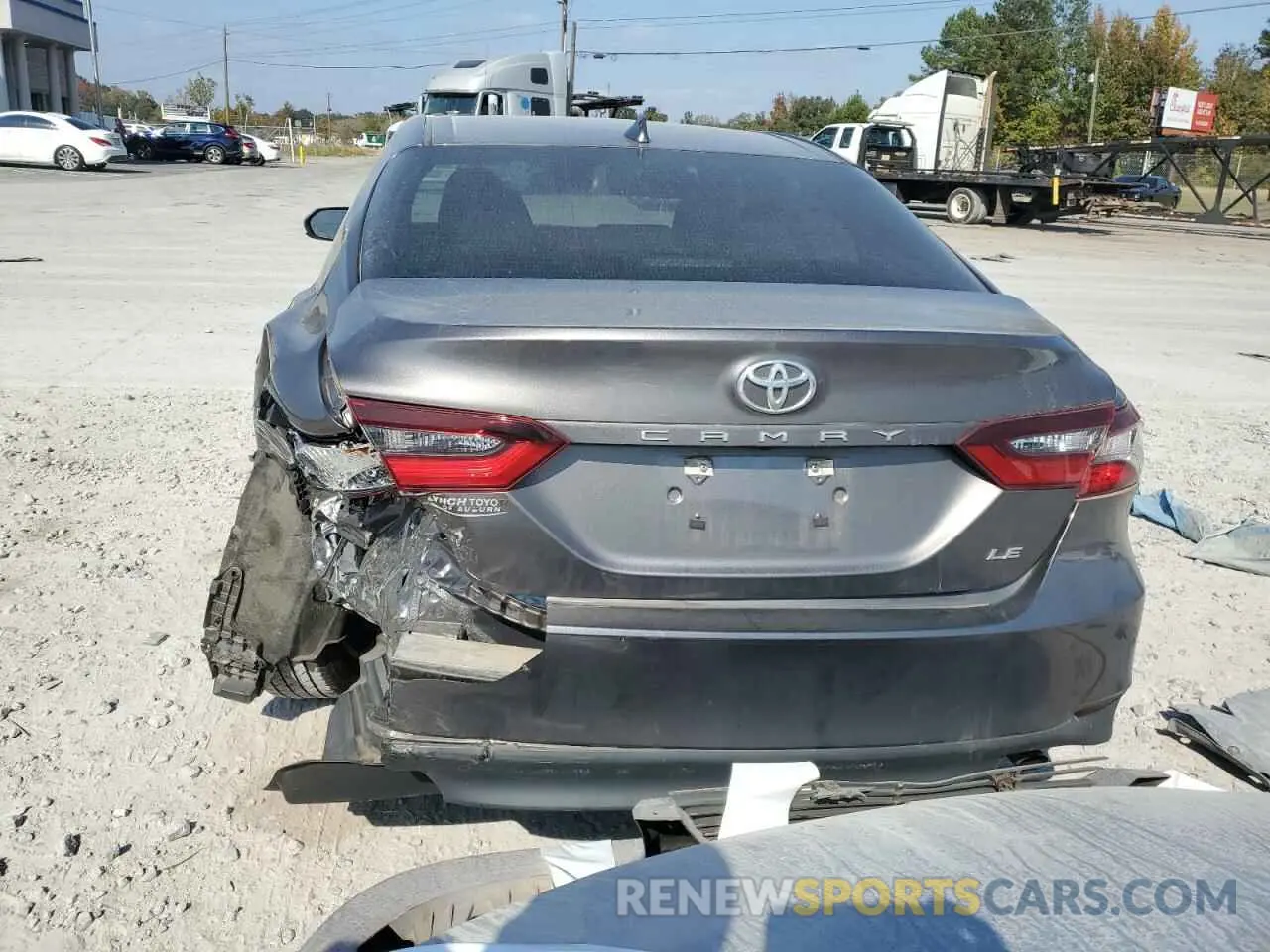 6 fotografías del automóvil dañado 4T1C11AK9NU717024 TOYOTA CAMRY 2022