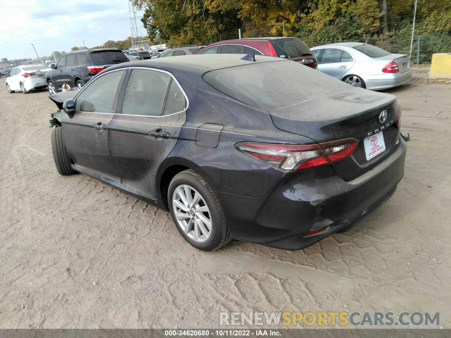 3 fotografías del automóvil dañado 4T1C11AKXNU075428 TOYOTA CAMRY 2022