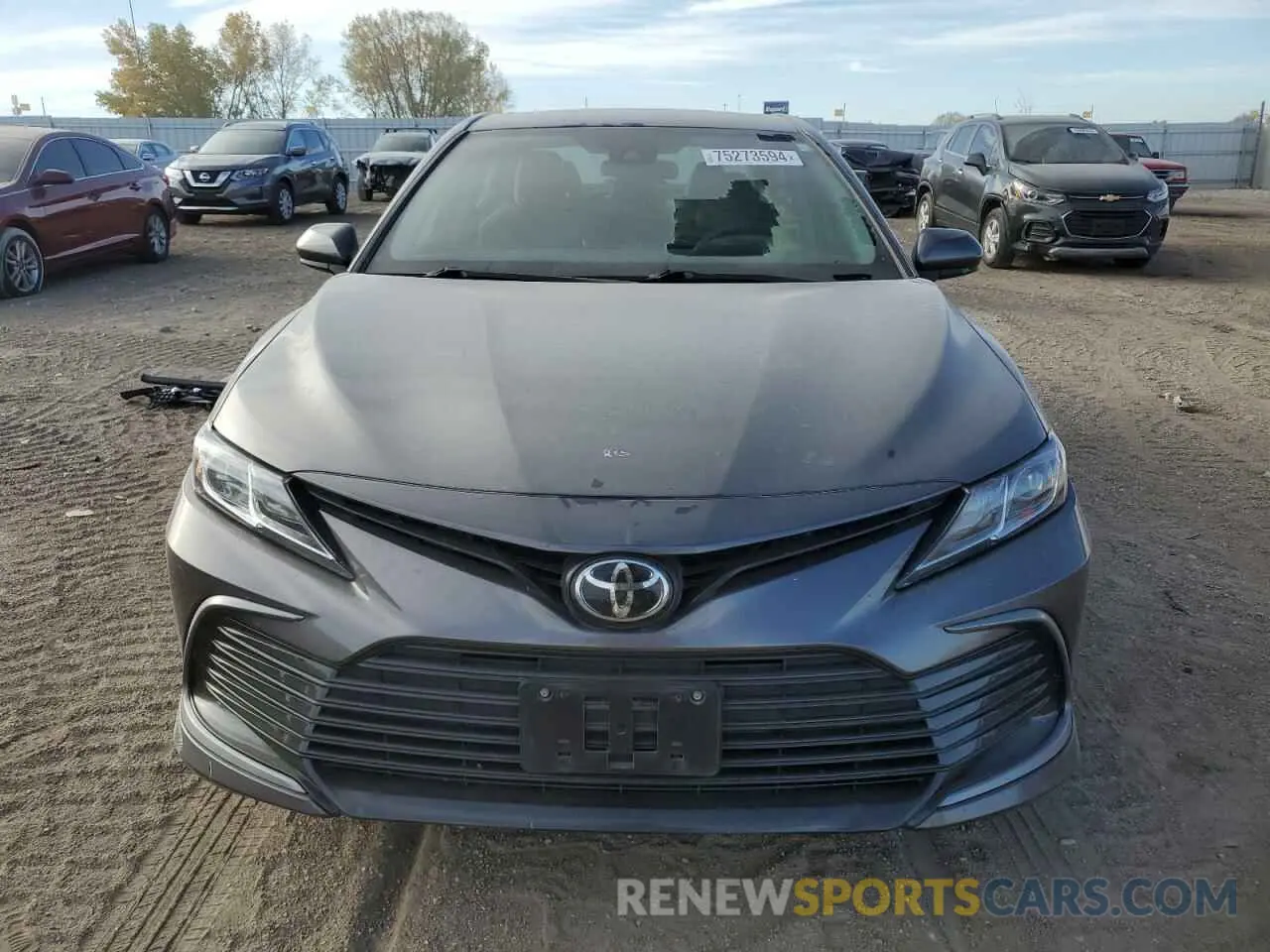 5 fotografías del automóvil dañado 4T1C11BK1NU048598 TOYOTA CAMRY 2022