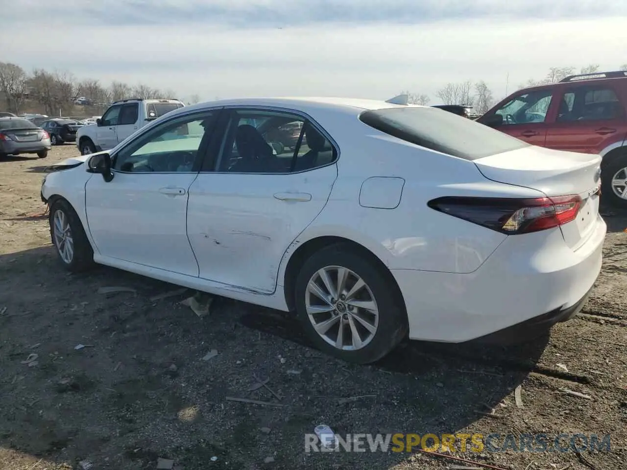 2 fotografías del automóvil dañado 4T1C11BK4NU061541 TOYOTA CAMRY 2022