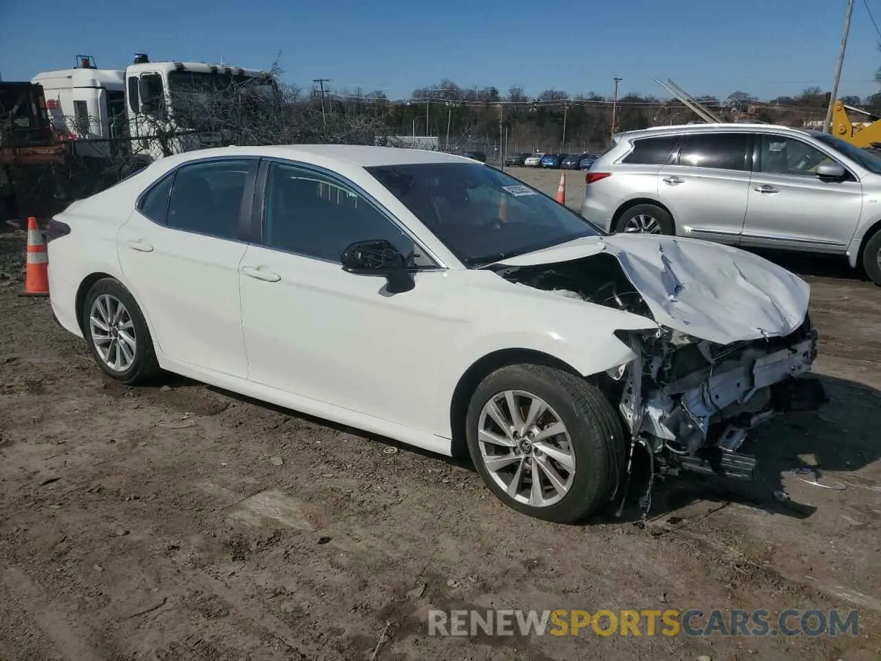 4 fotografías del automóvil dañado 4T1C11BK4NU061541 TOYOTA CAMRY 2022