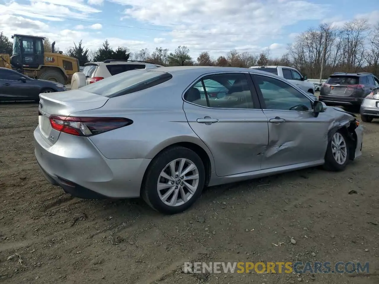 3 fotografías del automóvil dañado 4T1C11BK5NU063279 TOYOTA CAMRY 2022