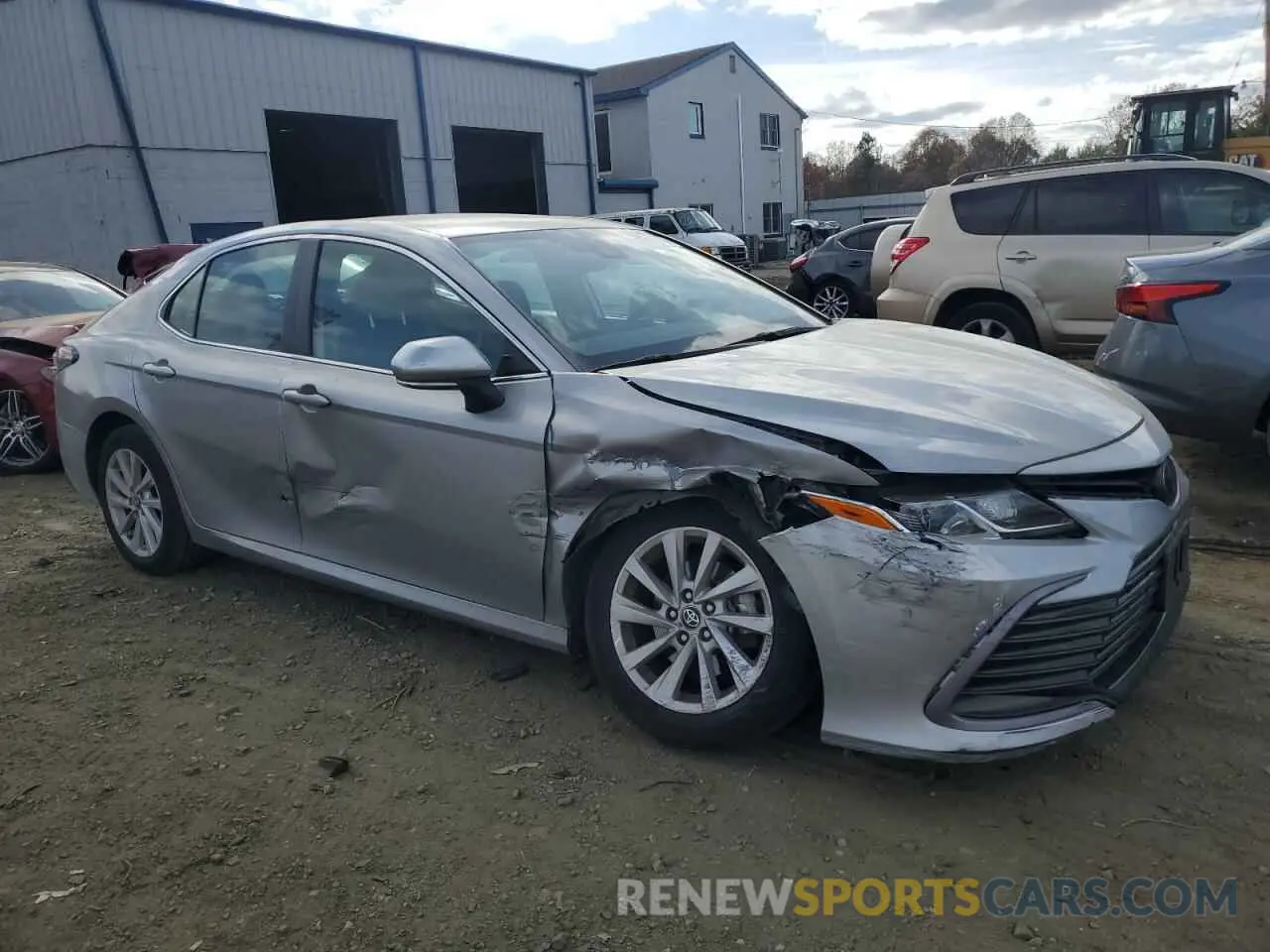 4 fotografías del automóvil dañado 4T1C11BK5NU063279 TOYOTA CAMRY 2022