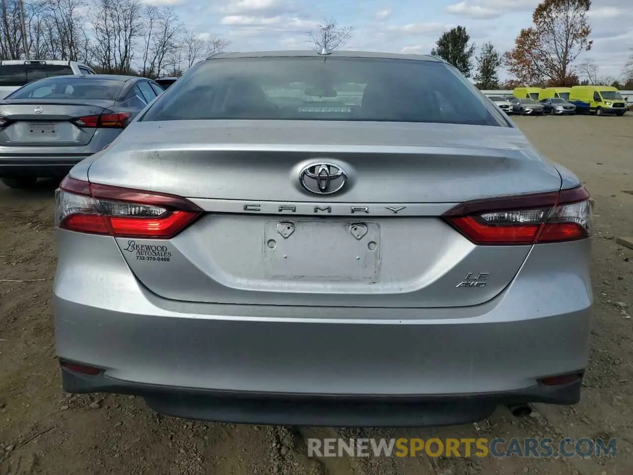 6 fotografías del automóvil dañado 4T1C11BK5NU063279 TOYOTA CAMRY 2022
