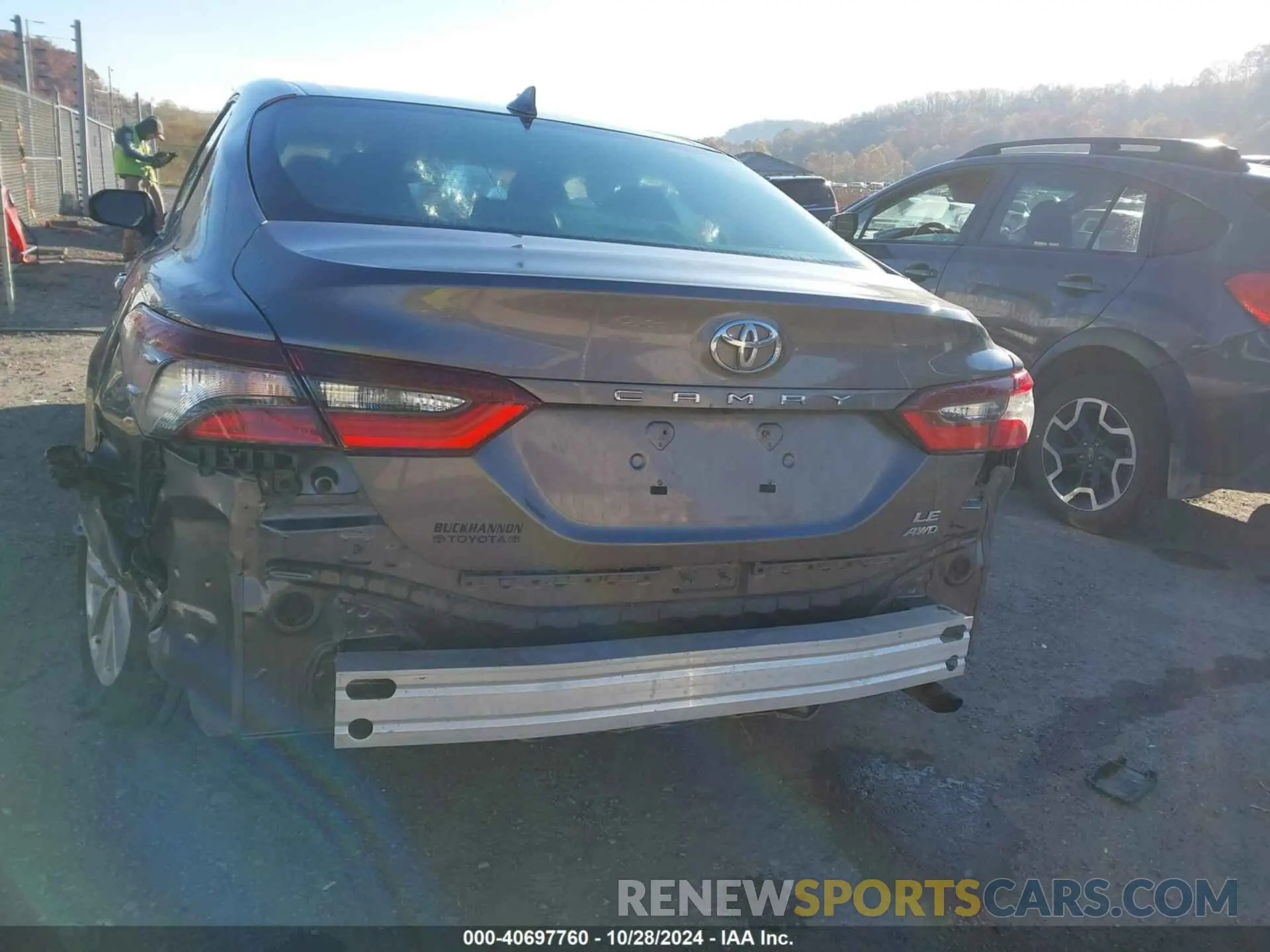 17 fotografías del automóvil dañado 4T1C11BKXNU063858 TOYOTA CAMRY 2022