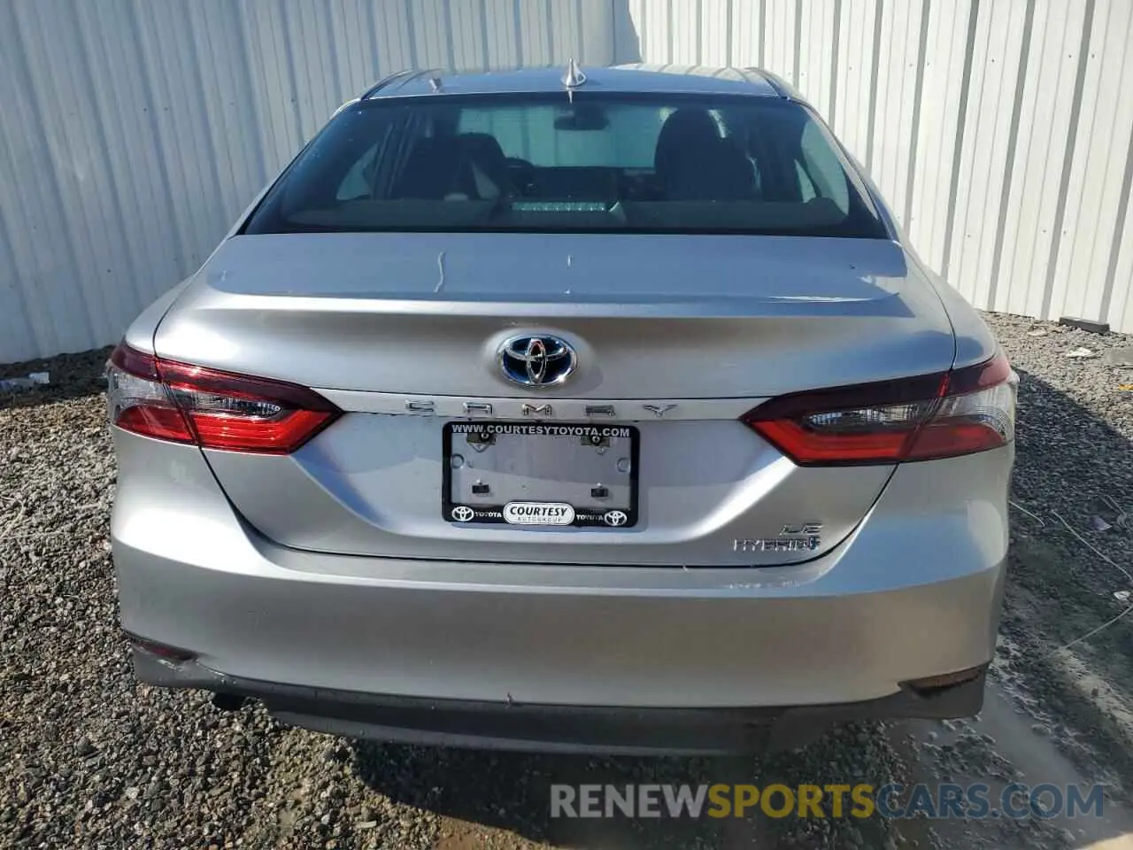 6 fotografías del automóvil dañado 4T1C31AK1NU591283 TOYOTA CAMRY 2022