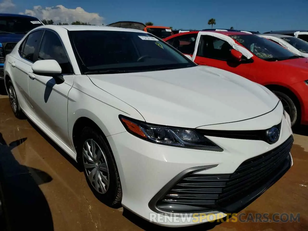 4 fotografías del automóvil dañado 4T1C31AK1NU595043 TOYOTA CAMRY 2022