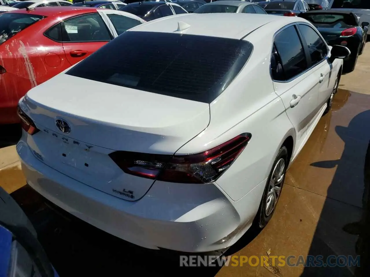 6 fotografías del automóvil dañado 4T1C31AK1NU595043 TOYOTA CAMRY 2022