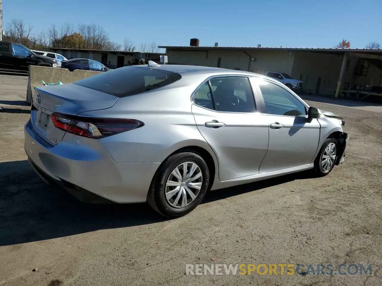 3 fotografías del automóvil dañado 4T1C31AK2NU599036 TOYOTA CAMRY 2022