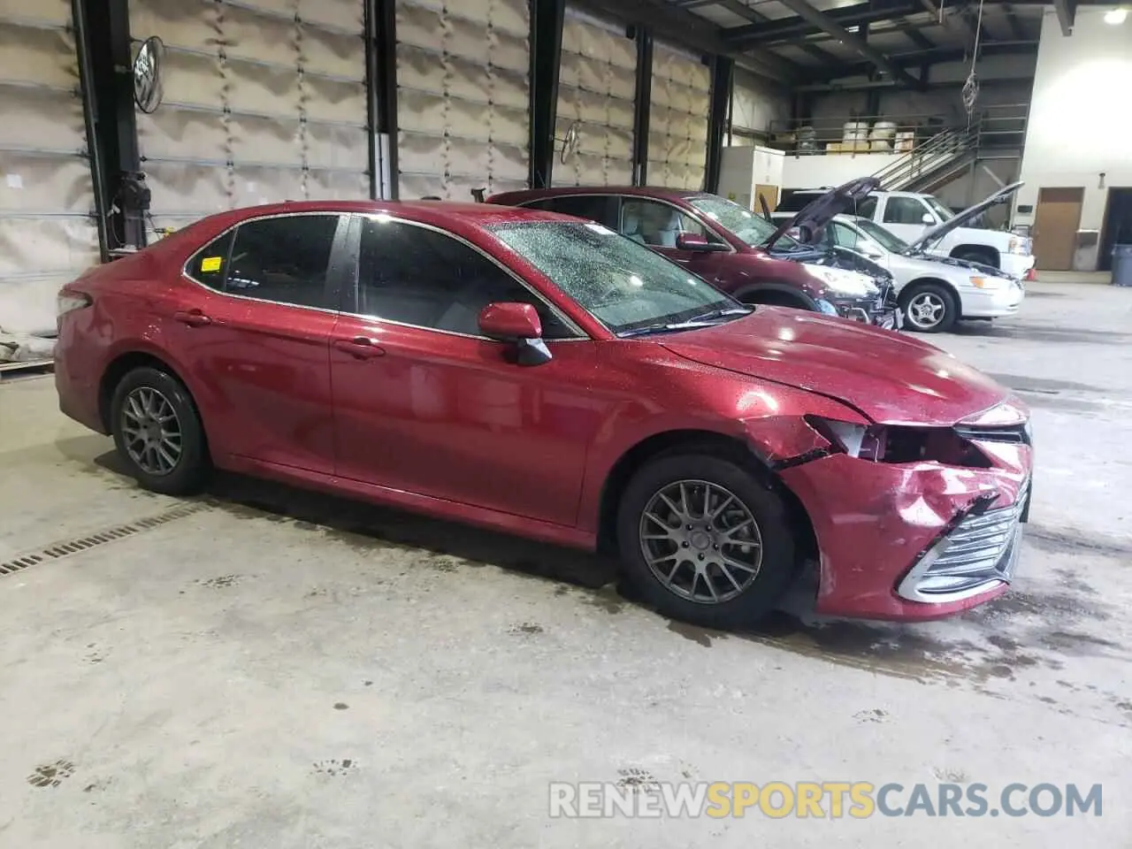 4 fotografías del automóvil dañado 4T1C31AK4NU570752 TOYOTA CAMRY 2022