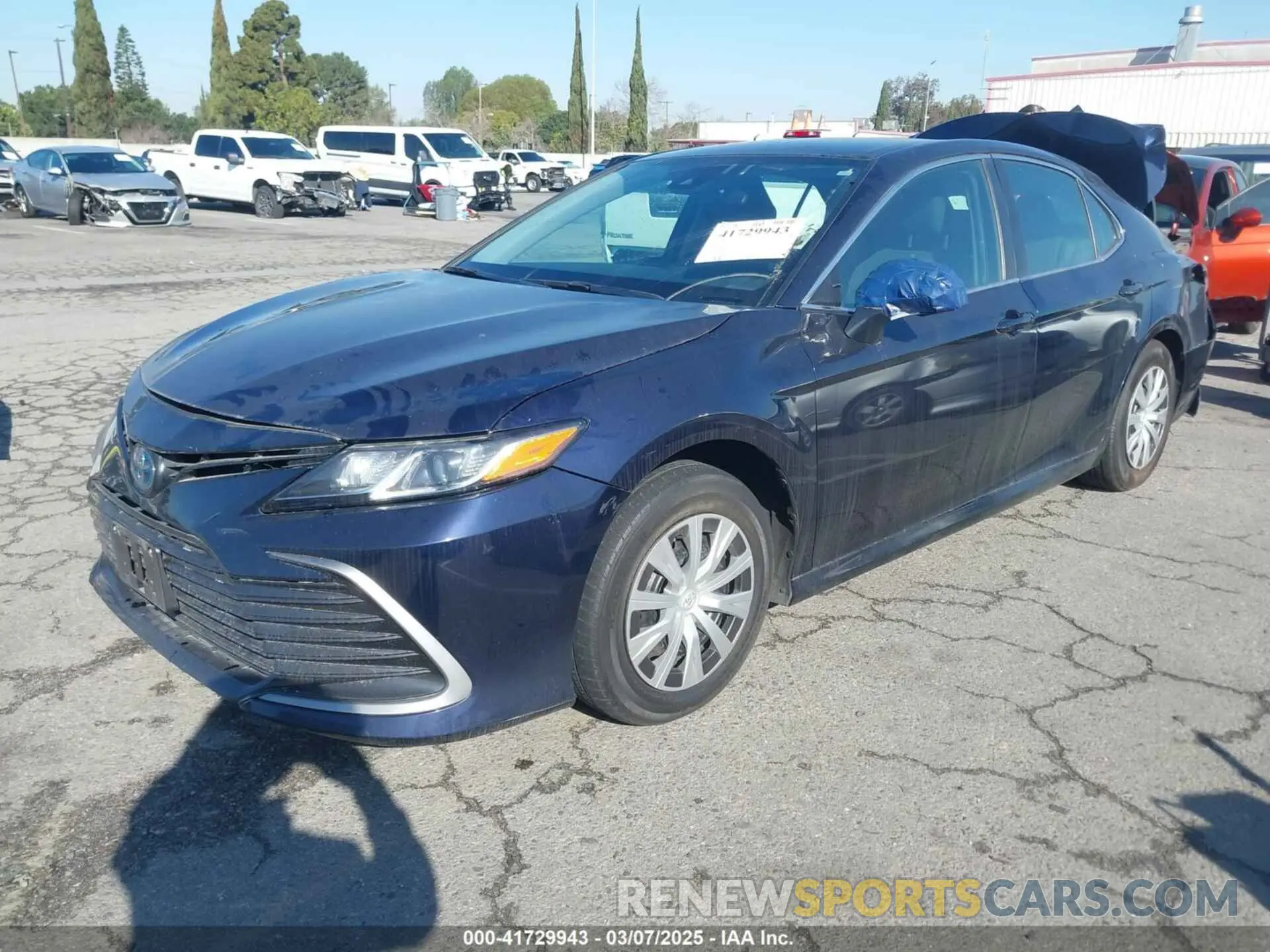 2 fotografías del automóvil dañado 4T1C31AK7NU042879 TOYOTA CAMRY 2022