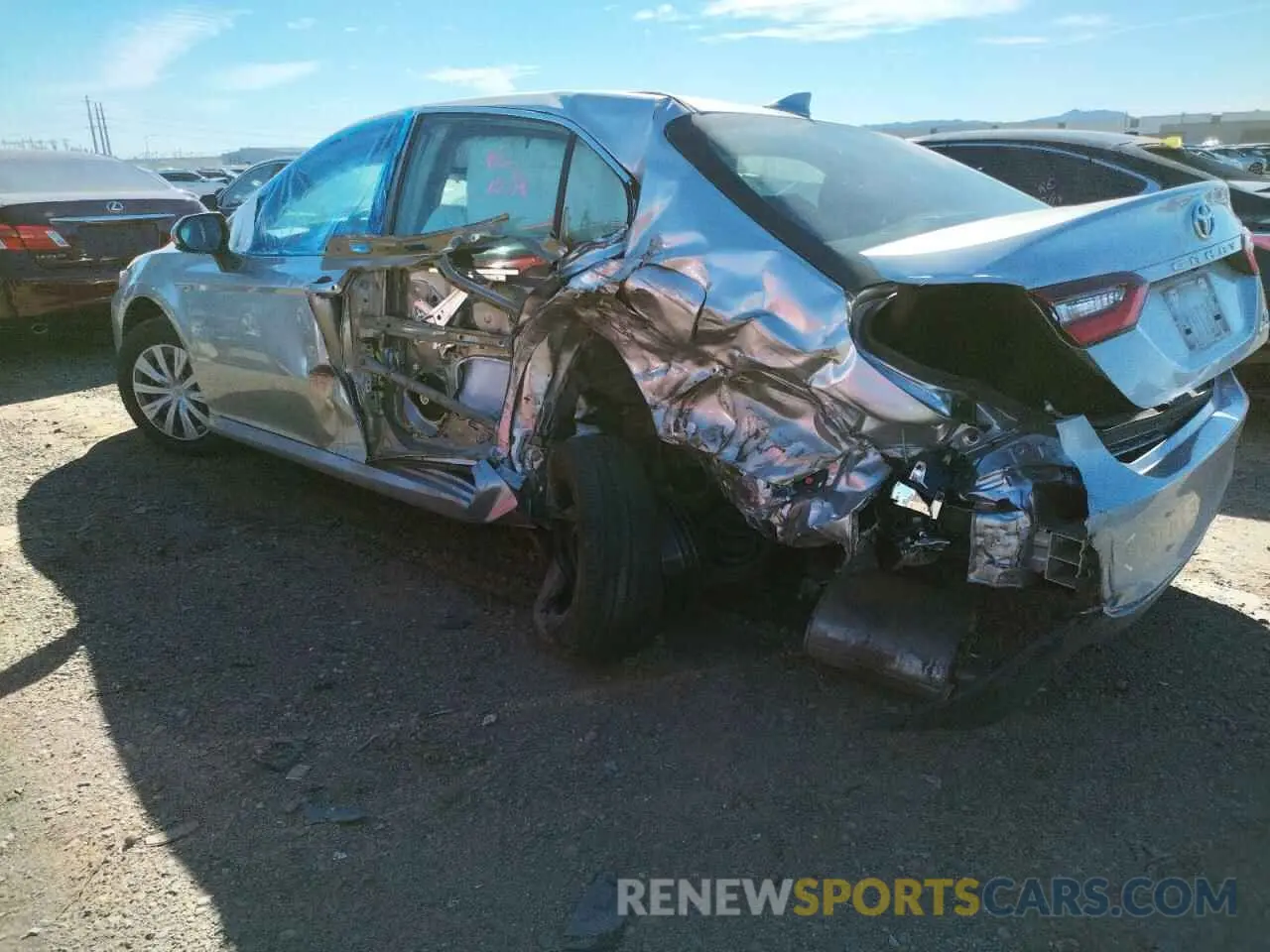 3 fotografías del automóvil dañado 4T1C31AK7NU571801 TOYOTA CAMRY 2022