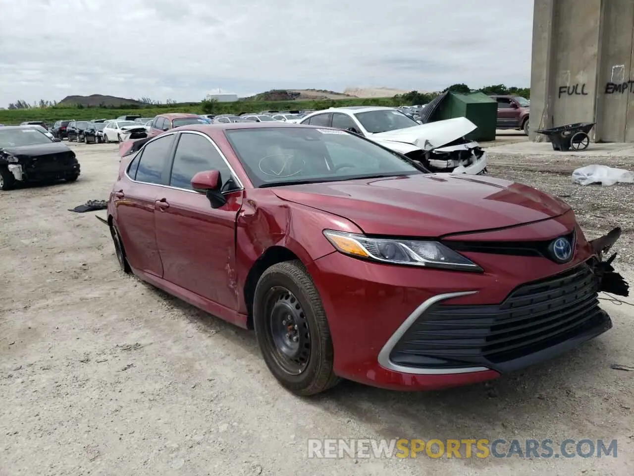 1 fotografías del automóvil dañado 4T1C31AK7NU572236 TOYOTA CAMRY 2022